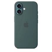 Apple iPhone 16 Silicone Case with MagSafe - Lake Green (Seasonal)