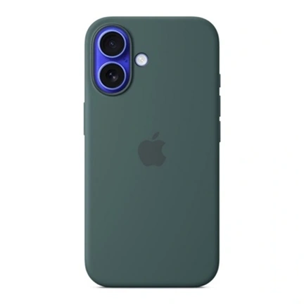 Apple iPhone 16 Silicone Case with MagSafe - Lake Green (Seasonal)
