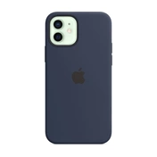 Apple iPhone 12/12 Pro MagSafe Deep Navy tengerészkék szilikon tok