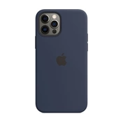 Apple iPhone 12/12 Pro MagSafe Deep Navy tengerészkék szilikon tok