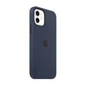 Apple iPhone 12/12 Pro MagSafe Deep Navy tengerészkék szilikon tok