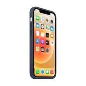 Apple iPhone 12/12 Pro MagSafe Deep Navy tengerészkék szilikon tok
