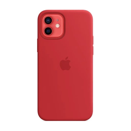 Apple iPhone 12/12 Pro MagSafe (PRODUCT)RED piros szilikon tok