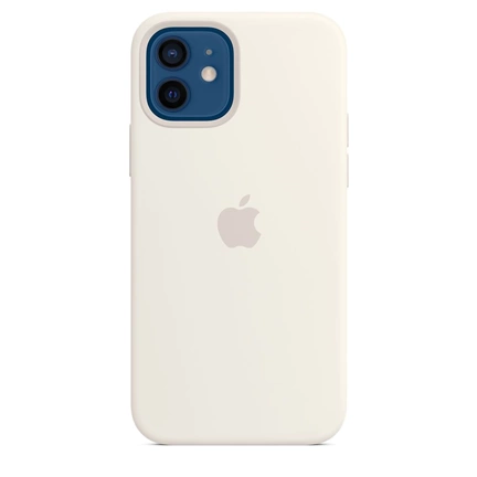 Apple iPhone 12/12 Pro MagSafe White fehér szilikon tok
