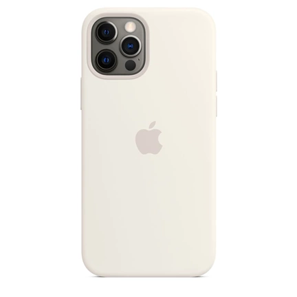 Apple iPhone 12/12 Pro MagSafe White fehér szilikon tok