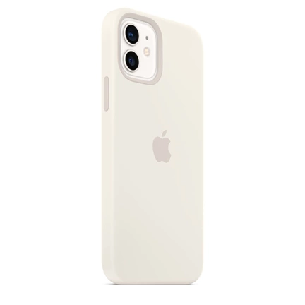 Apple iPhone 12/12 Pro MagSafe White fehér szilikon tok