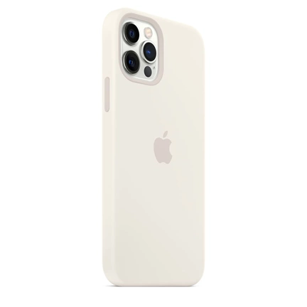Apple iPhone 12/12 Pro MagSafe White fehér szilikon tok