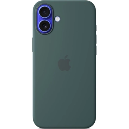 Apple iPhone 16 Plus Silicone Case with MagSafe - Lake Green (Seasonal)
