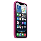 Apple iPhone 16e Silicone tok Fukszialila