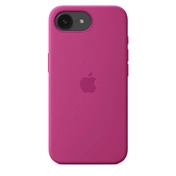 Apple iPhone 16e Silicone tok Fukszialila