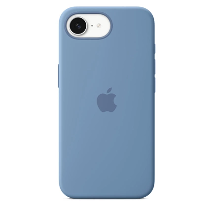 Apple iPhone 16e Silicone tok Winter Blue