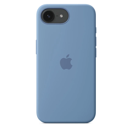 Apple iPhone 16e Silicone tok Winter Blue