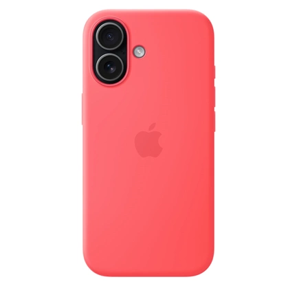Apple iPhone 17 MagSafe szilikon tok – élénk guava