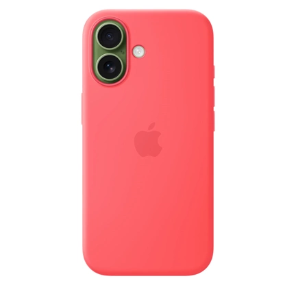 Apple iPhone 17 MagSafe szilikon tok – élénk guava