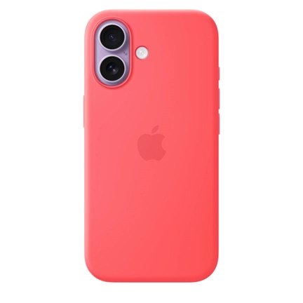 Apple iPhone 17 MagSafe szilikon tok – élénk guava