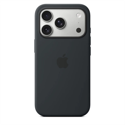 Apple iPhone 17 Pro MagSafe szilikon tok – fekete