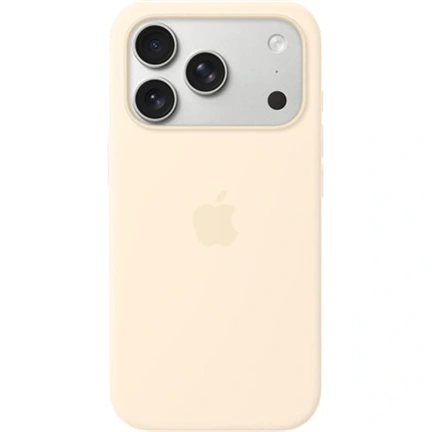Apple iPhone 17 Pro MagSafe szilikon tok – vanília