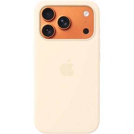 Apple iPhone 17 Pro MagSafe szilikon tok – vanília