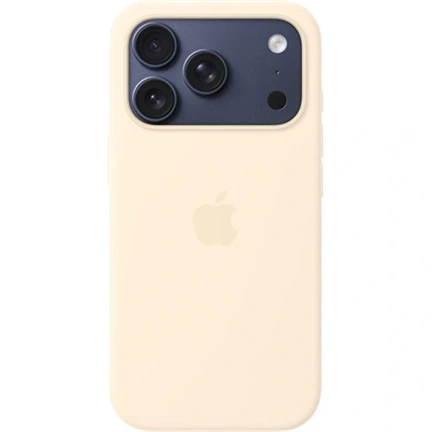 Apple iPhone 17 Pro MagSafe szilikon tok – vanília