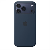 Apple iPhone 17 Pro Max MagSafe szilikon tok – éjfekete