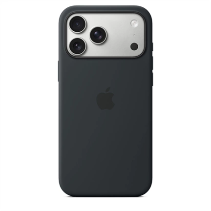 Apple iPhone 17 Pro Max MagSafe szilikon tok – fekete