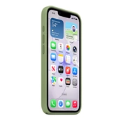 Apple iPhone 17e MagSafe szilikon tok – világos mohazöld