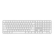 Apple mxk73lb/a Magic Keyboard (2024) Touch ID & Numpad US fehér billentyűzet