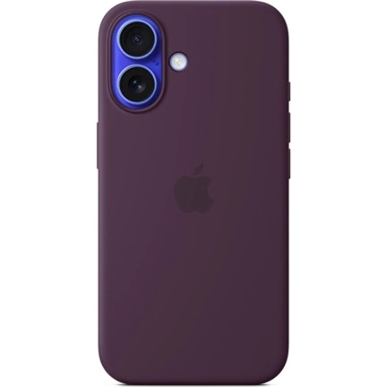 Apple myy43zm/a iPhone 16 szilva szilikon MagSafe hátlap