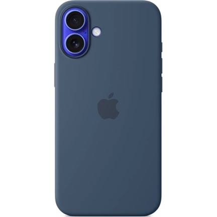 Apple myya3zm/a iPhone 16 Plus farmerkék szilikon MagSafe hátlap