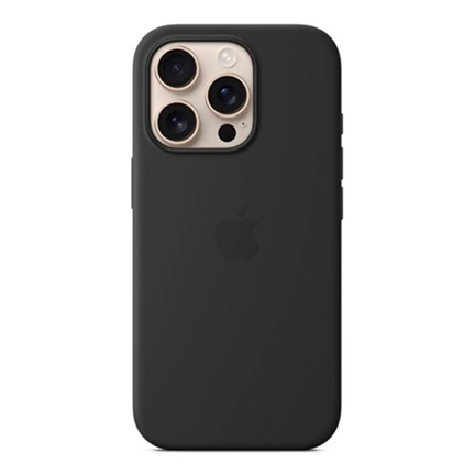 Apple myyj3zm/a iPhone 16 Pro fekete szilikon MagSafe hátlap