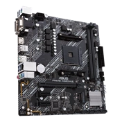 Asus Alaplap - AMD PRIME A520M-E/CSM AM4 (A520, 2xDDR4 4600MHz, 1xGBE LAN, 1xM.2, 4xSATA3, 6xUSB2.0, 7xUSB3.2)