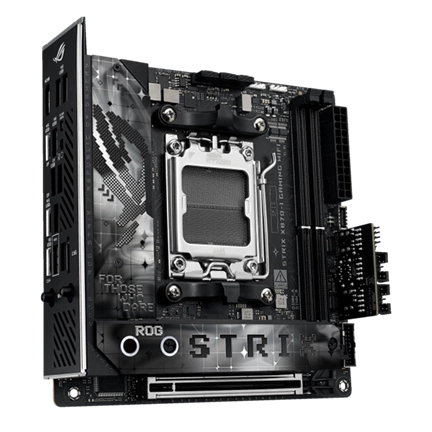 Asus Alaplap - AMD ROG STRIX X870-I GAMING WIFI AM5 (X870, ITX, 2xDDR5 8600+MHz, 2xSATA3, 2x M.2, HDMI+USB4)