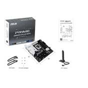 Asus Alaplap - Intel PRIME Z890M-PLUS WIFI LGA1851 (Z890, ATX, 4xDDR5 8666+MHz, 6xSATA3, 3xM.2, HDMI+DP+Type-C)