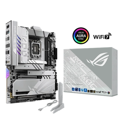 Asus Alaplap - Intel ROG MAXIMUS Z890 APEX LGA1851 (Z890, ATX, 4xDDR5 9600+MHz, 4xSATA3, 6xM.2, 2xThunderbolt) Asus Alaplap - Intel ROG MAXIMUS Z890 APEX LGA1851 (Z890, ATX, 4xDDR5 9600+MHz, 4xSATA3, 6xM.2, 2xThunderbolt)
