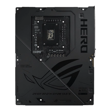 Asus Alaplap - Intel ROG MAXIMUS Z890 HERO LGA1851 (Z890, ATX, 4xDDR5 9200+MHz, 4xSATA3, 6xM.2, HDMI+2xThunderbolt)