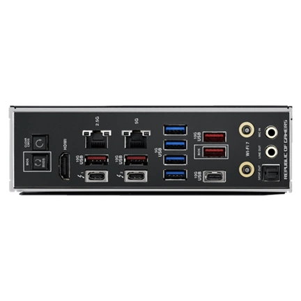 Asus Alaplap - Intel ROG MAXIMUS Z890 HERO LGA1851 (Z890, ATX, 4xDDR5 9200+MHz, 4xSATA3, 6xM.2, HDMI+2xThunderbolt)