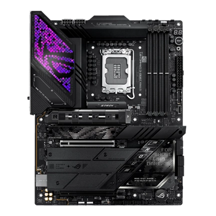 Asus Alaplap - Intel ROG STRIX Z890-E GAMING WIFI LGA1851 (Z890, ATX, 4xDDR5 8800+MHz, 4xSATA3, 7xM.2, HDMI+DP)