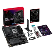 Asus Alaplap - Intel ROG STRIX Z890-E GAMING WIFI LGA1851 (Z890, ATX, 4xDDR5 8800+MHz, 4xSATA3, 7xM.2, HDMI+DP)