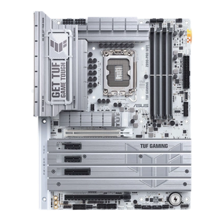 Asus Alaplap - Intel TUF GAMING Z890-PRO WIFI LGA1851 (Z890, ATX, 4xDDR5 9066+MHz, 4xSATA3, 4xM.2, HDMI+DP+2xTB)