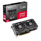 Asus Dual Radeon RX 7600 Evo OC Edition 8GB GDDR6 videokártya