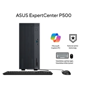 Asus ExpertCenter P500 minitorony számítógép - Intel Core i7-13620H, 16GB DDR5, 512GB SSD, nincs op. rendszer, szürke