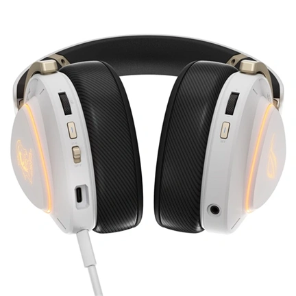 Asus ROG Delta II KJP headset játékhoz - vezeték nélküli (Bt, 2,4GHz), Limitált kiadású Kojima Productions együttműködés