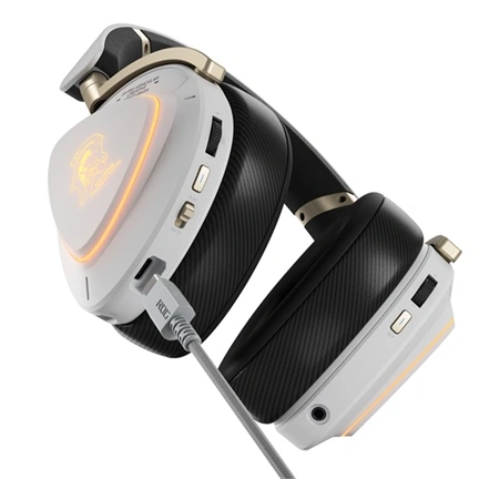 Asus ROG Delta II KJP headset játékhoz - vezeték nélküli (Bt, 2,4GHz), Limitált kiadású Kojima Productions együttműködés
