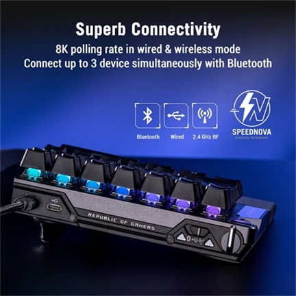 Asus ROG Falcata Ace billentyűzet - angol (UK) kiosztás