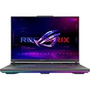 Asus ROG Strix G16 (2025) notebook 16" WUXGA 165Hz i5-13450HX 16GB 512GB SSD RTX4050 6GB, nincs OS, Eclipse Gray