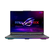 Asus ROG Strix G16 (2025) notebook 16" WUXGA 165Hz i5-13450HX 16GB 512GB SSD RTX4050 6GB, nincs OS, Eclipse Gray
