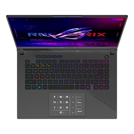 Asus ROG Strix G16 (2025) notebook 16" WUXGA R9 8940HX 32GB 1TB SSD RTX5060, OS és töltő nélkül