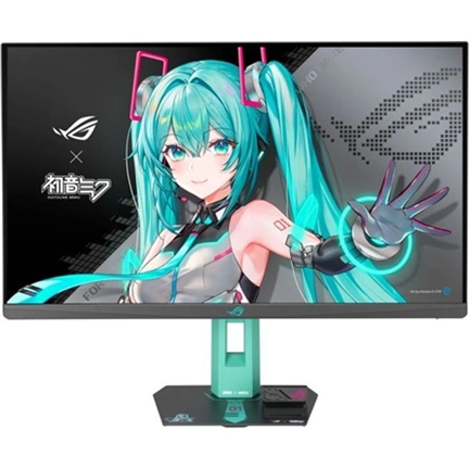 Asus ROG Strix XG27ACMEG-G Hatsune Miku Edition monitor játékhoz 27", QHD, FastIPS, 260Hz OC, G-Sync compatible