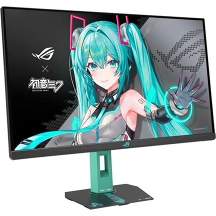 Asus ROG Strix XG27ACMEG-G Hatsune Miku Edition monitor játékhoz 27", QHD, FastIPS, 260Hz OC, G-Sync compatible