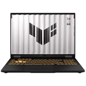 Asus TUF Gaming F16 (2025) FX608 notebook 16" WUXGA 144Hz, i5-14450HX, 16GB, 512GB, RTX 5050 8GB, nincs OS, Jaeger Gray